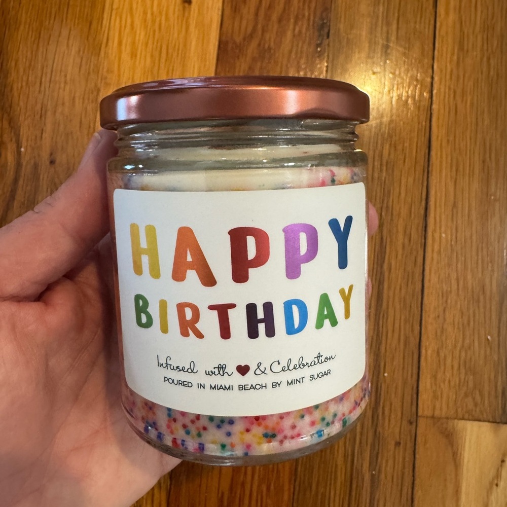 Happy Birthday Scented Candle